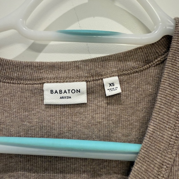 Babaton Ribbed Taupe Tank Top - Picture 3 of 3